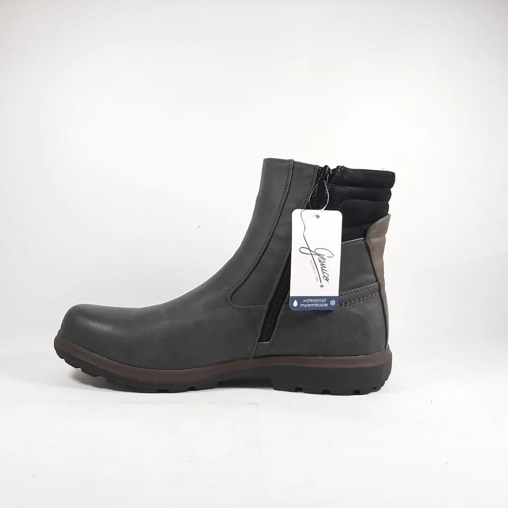 Grenico Dark Grey Water Proof Winter Boots for Men - Picture 2 of 7